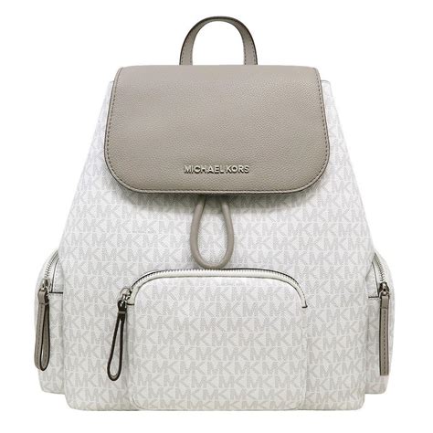 michael kors abbey large signature cargo backpack|Abbey Large Logo Backpack .